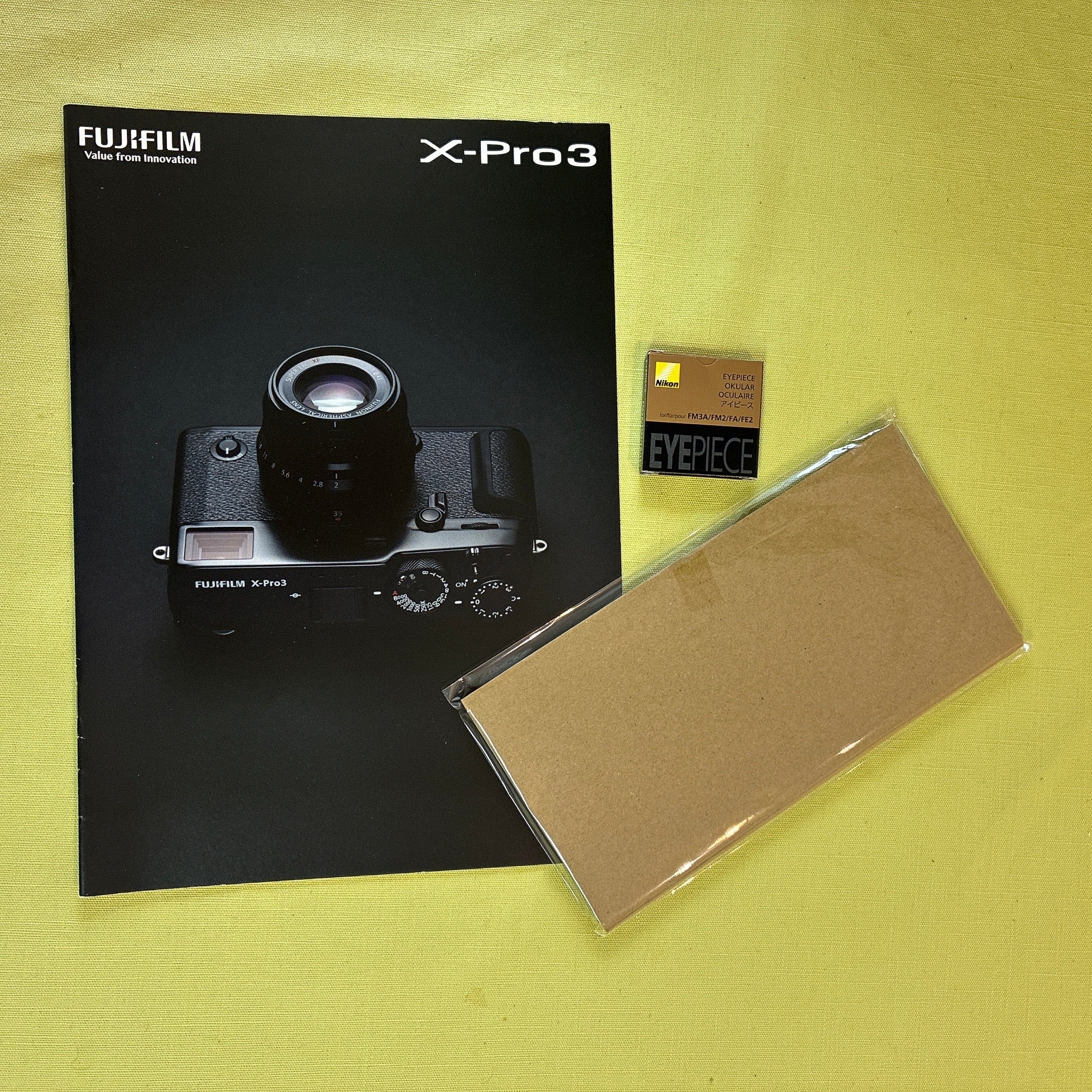 【Private Order】FM Eyepiece&Fm2 Pre-cutmalt replacement kit &X-Pro3 Japanese Catalog