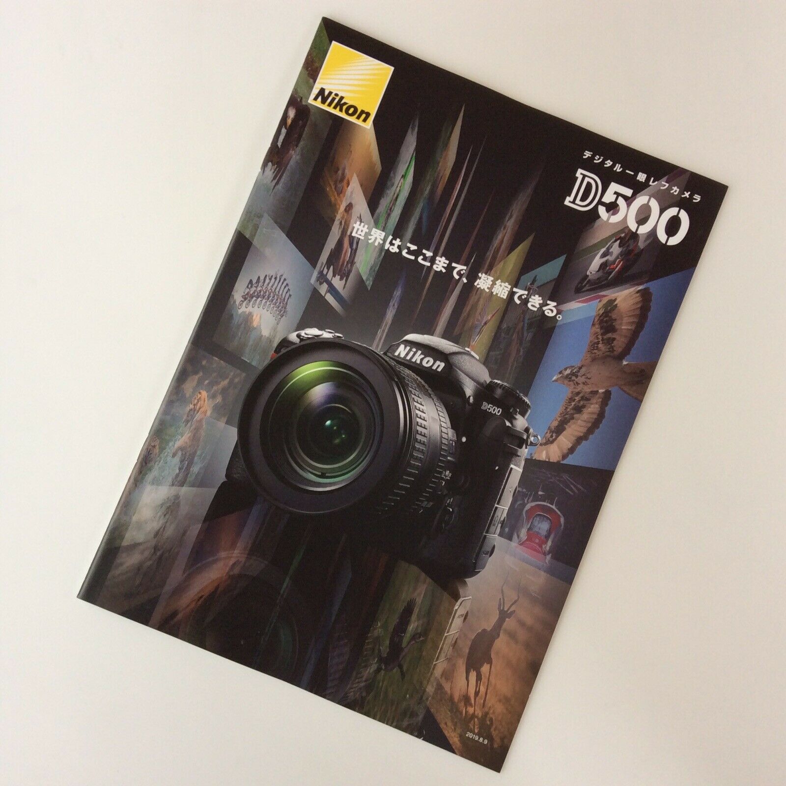 Nikon D500 Digital SLR Camera Japanese Catalog Published in August 2021