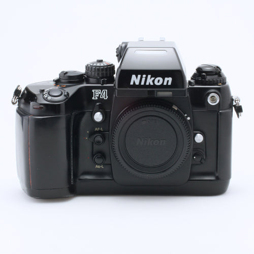 37.NIKON F4 Black Body SLR 35mm Film Camera made in Japan No.2617168 Tested