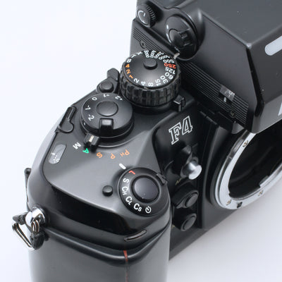 37.NIKON F4 Black Body SLR 35mm Film Camera made in Japan No.2617168 Tested