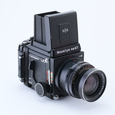 23.NINT Mamiya RB67 Pro S＆Sekor 65ｍｍ f4.5 lens＆ Filmback120＆Waistlevel finder